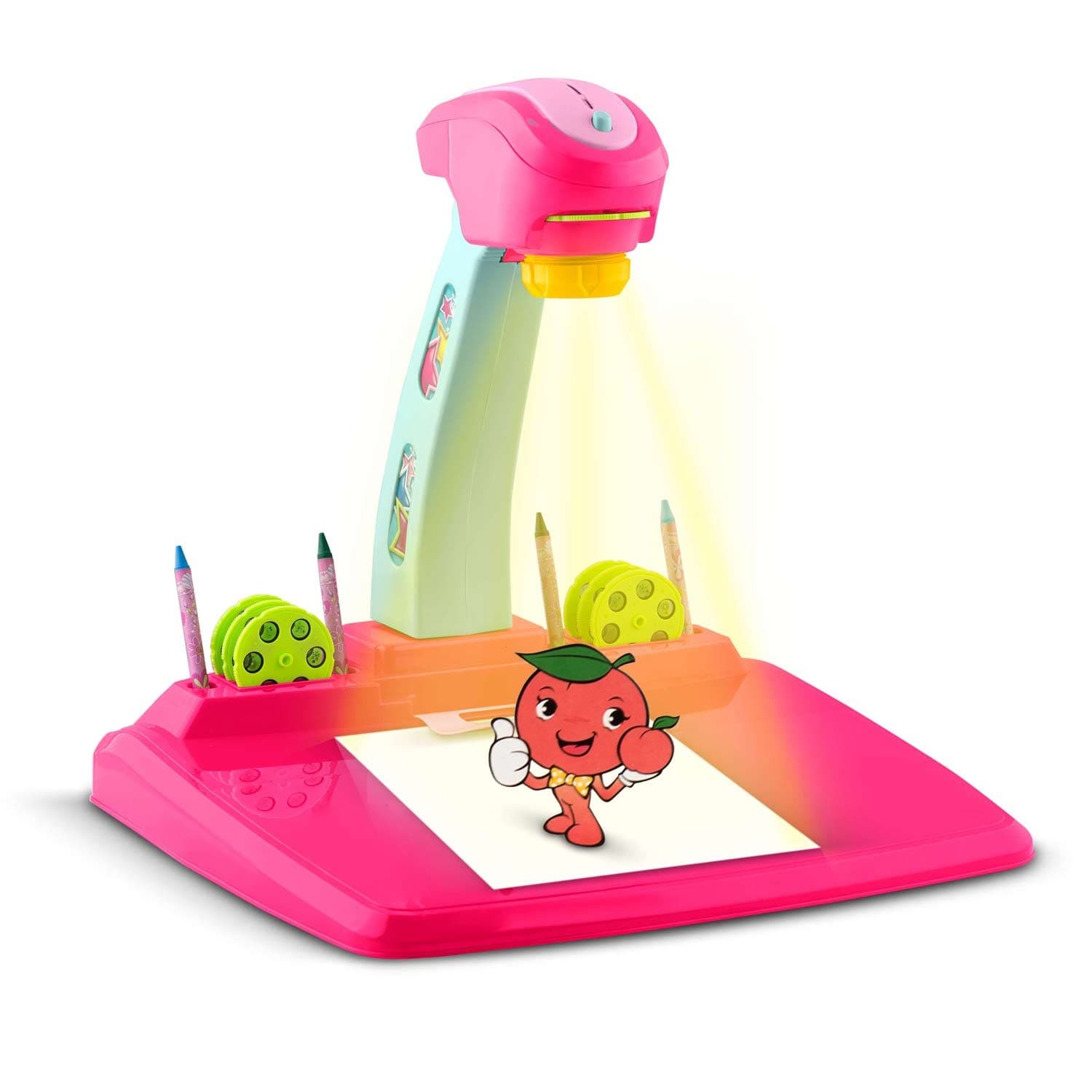 Projektor do nauki rysowania Ricokids 772000 - różowy 